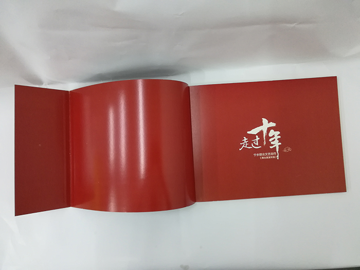 走過十年周年紀(jì)念畫冊(cè)印刷內(nèi)容頁圖3