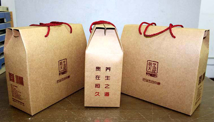 定制個性化禮盒包裝，助推五谷雜糧高大尚