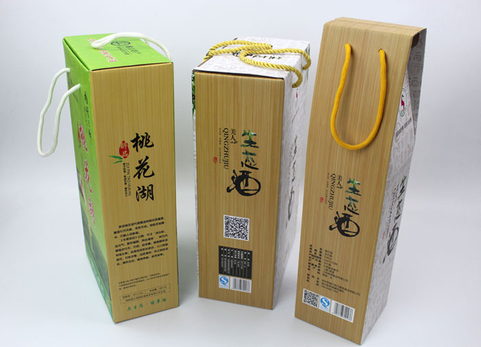 個(gè)性禮盒包裝讓“竹筒酒”身價(jià)倍增，長(zhǎng)沙包裝印刷廠再為桃江特產(chǎn)定制包裝