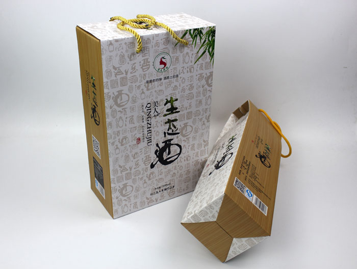 個(gè)性禮盒包裝讓“竹筒酒”身價(jià)倍增，長(zhǎng)沙包裝印刷廠再為桃江特產(chǎn)定制包裝