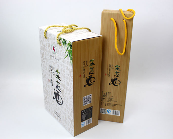 個(gè)性禮盒包裝讓“竹筒酒”身價(jià)倍增，長(zhǎng)沙包裝印刷廠再為桃江特產(chǎn)定制包裝