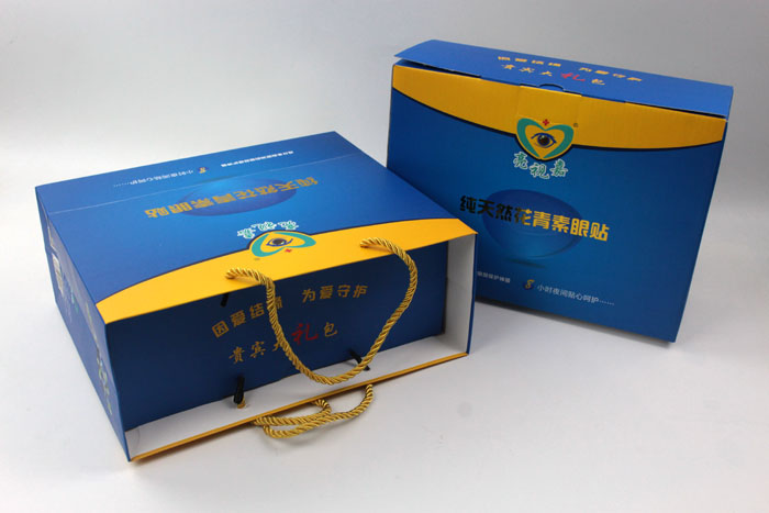 哪里可以做禮盒包裝？護眼神器亮視嘉護眼貼禮盒包裝+手提袋套裝出自長沙印刷廠